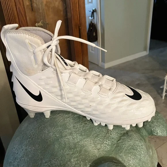 Nike Men’s Force Savage Varsity 2 High Top Football Cleats White Propulsion 7.5 - Picture 4 of 8